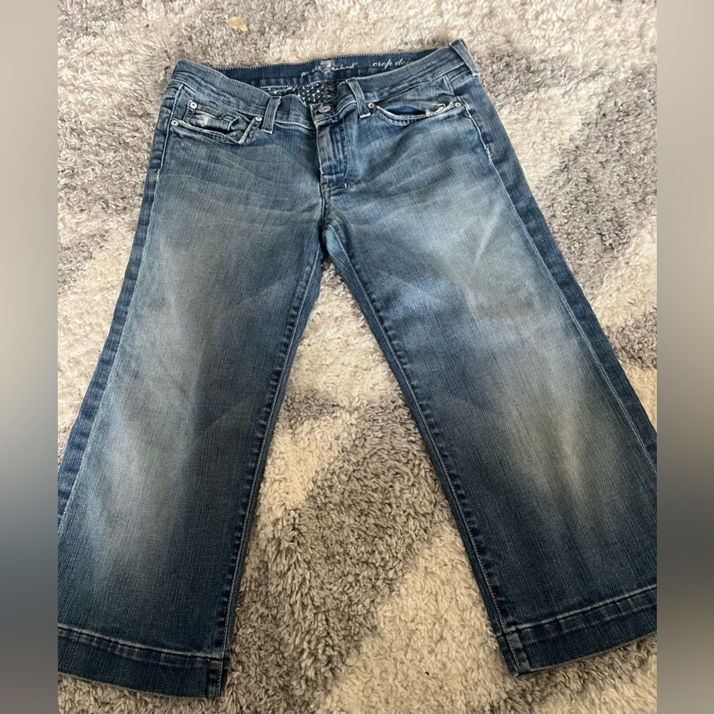 7 For All Mankind dojo crop size 29